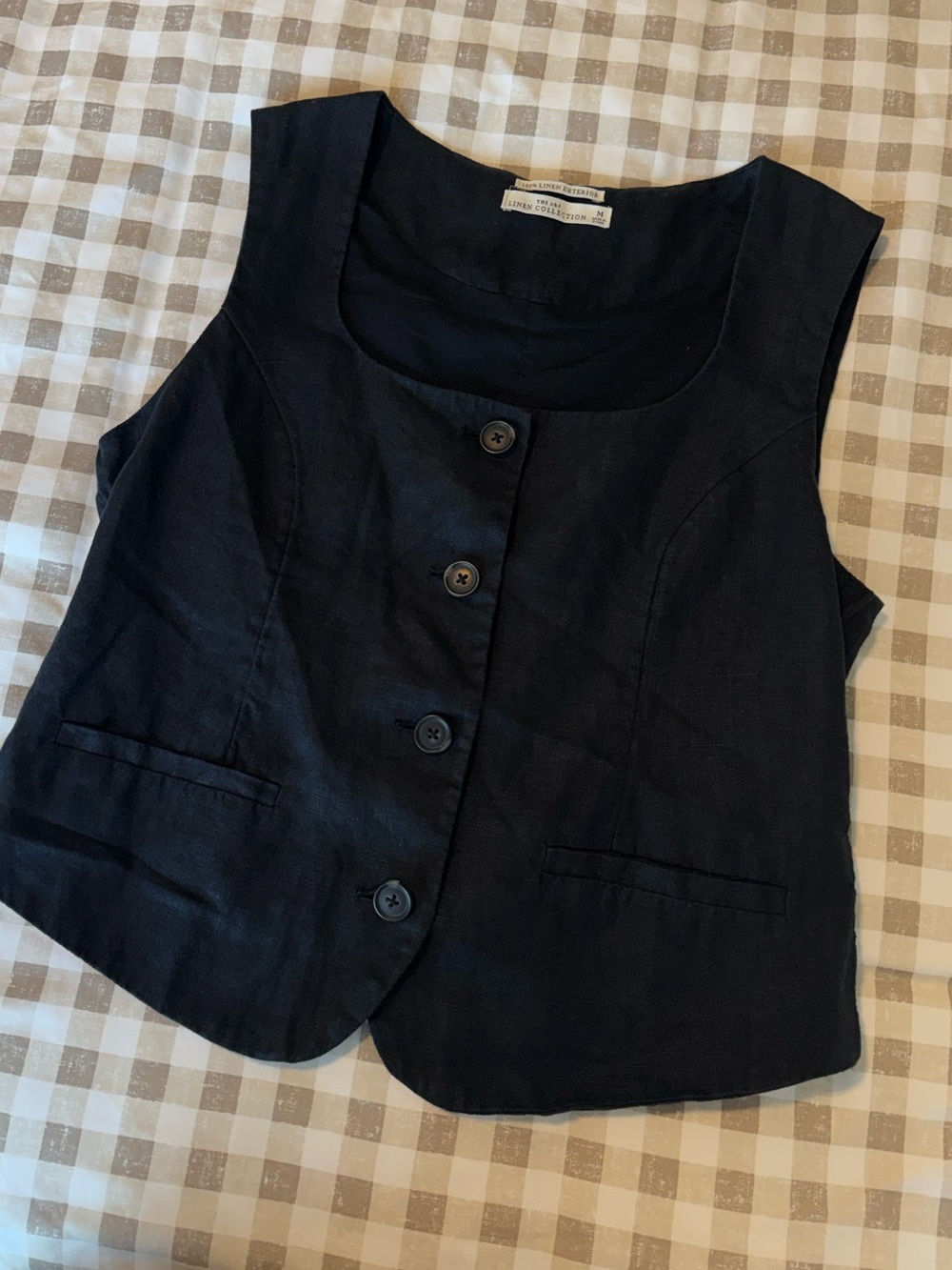 Abercrombie & Fitch premium linen vest